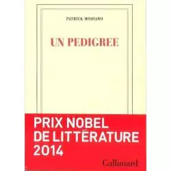 UN PEDIGREE Patrick Modiano - Gallimard