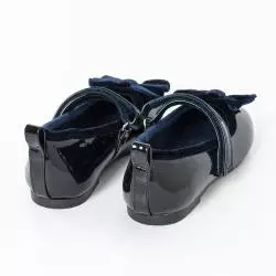 BALERINY DZIEWCZĘCE BŁYSZCZĄCE GRANATOWE KOKARDA 32 COOL CLUB II GATUNEK - Cool Club BALERINY DZIEWCZĘCE BŁYSZCZĄCE GRANATOWE KOKARDA 32 COOL CLUB II GATUNEK - Cool Club