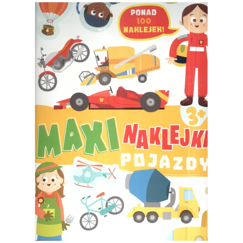 MAXINAKLEJKI POJAZDY PONAD 100 NAKLEJEK! 5+ - Olesiejuk