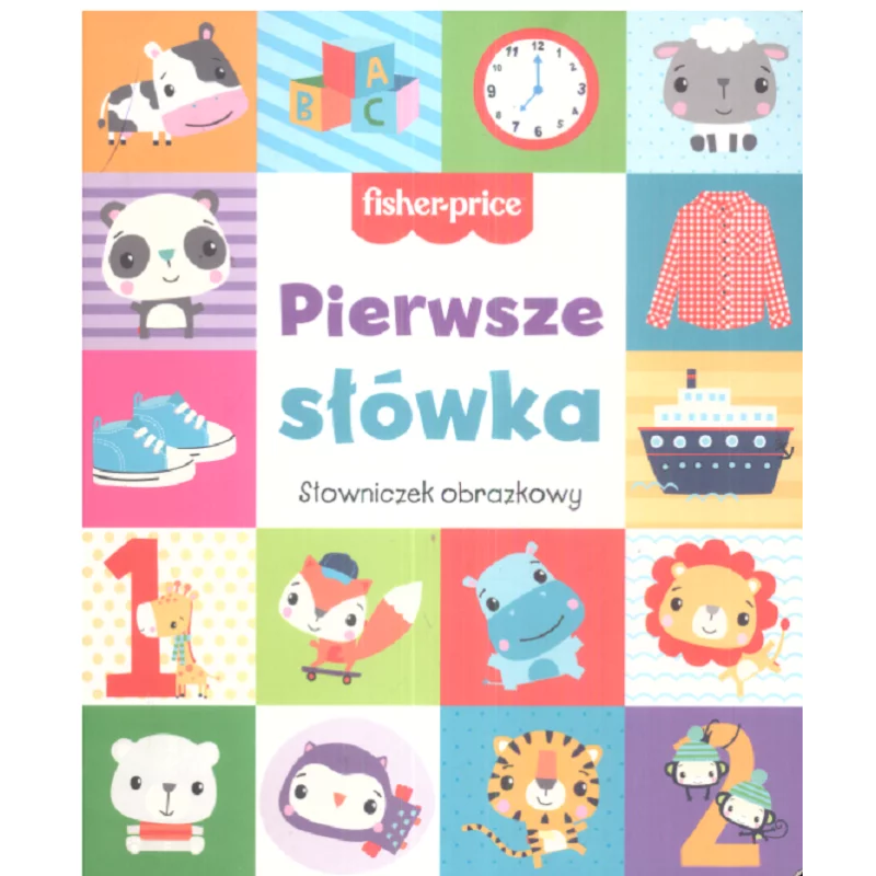 FISHER-PRICE. PIERWSZE SŁÓWKA. SŁOWNICZEK OBRAZKOWY 1+ - Olesiejuk