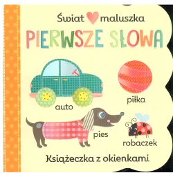 ŚWIAT MALUSZKA PIERWSZE SŁOWA KSIĄŻECZKA Z OKIENKAMI - Olesiejuk