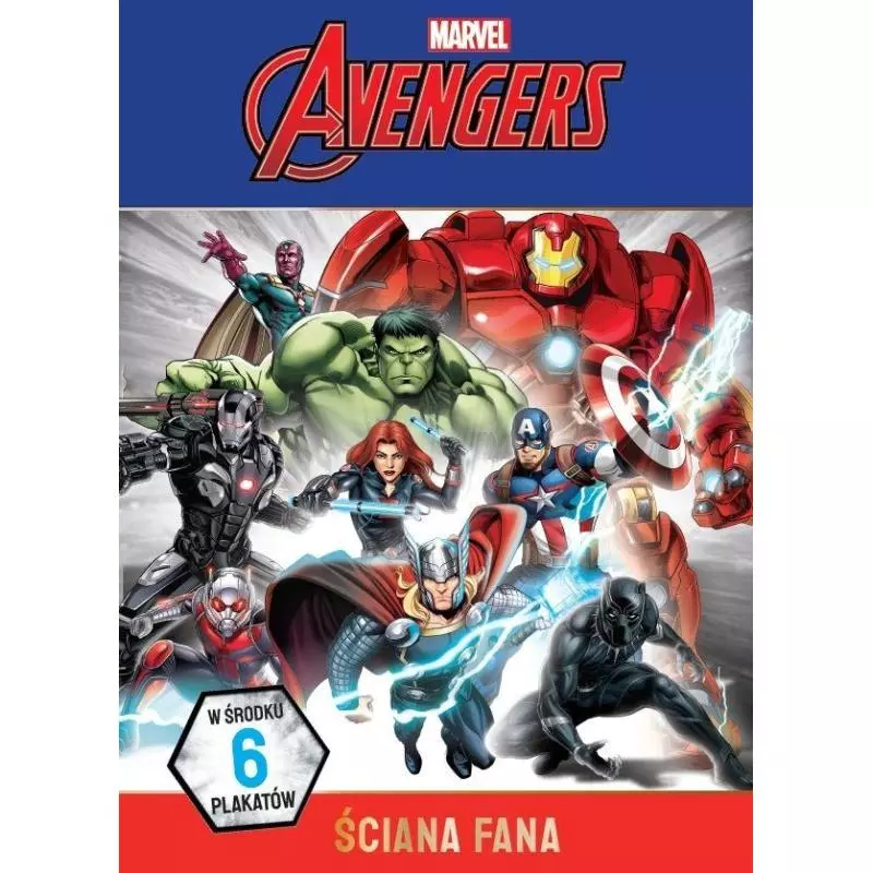 MARVEL AVENGERS. ŚCIANA FANA. PLAKATY I KOLOROWANKI - Olesiejuk MARVEL AVENGERS. ŚCIANA FANA. PLAKATY I KOLOROWANKI - Olesiejuk
