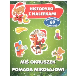 MIŚ OKRUSZEK POMAGA MIKOŁAJOWI HISTORYJKI Z NALEPKAMI - Olesiejuk