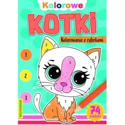 KOTKI. KOLOROWANIE Z CYFERKAMI - Books and Fun