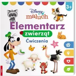 DISNEY MALUCH ELEMENTARZ ZWIERZĄT ĆWICZENIA 3+ - Ameet