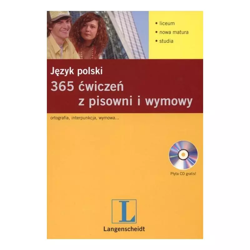 365 ĆWICZEŃ Z PISOWNI I WYMOWY JĘZYK POLSKI + CD Barbara Pędzich, Agata Hącia - Langenscheidt