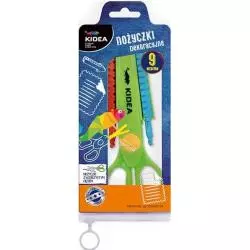 NOŻYCZKI DEKORACYJNE 9 WZORÓW KIDEA - Derform