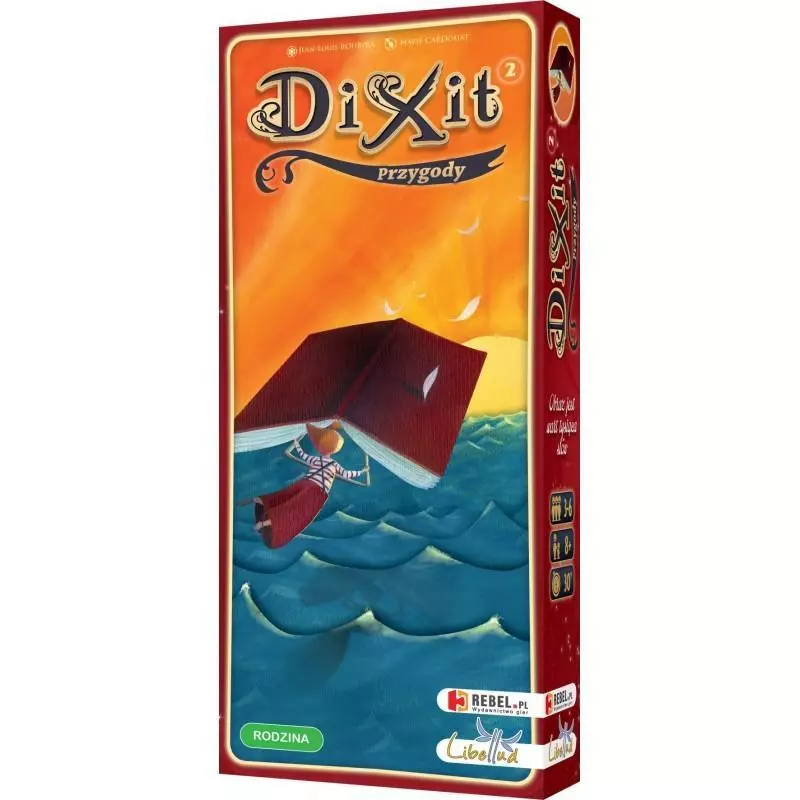 DIXIT 2 PRZYGODY GRA RODZINNA 8+ - Rebel