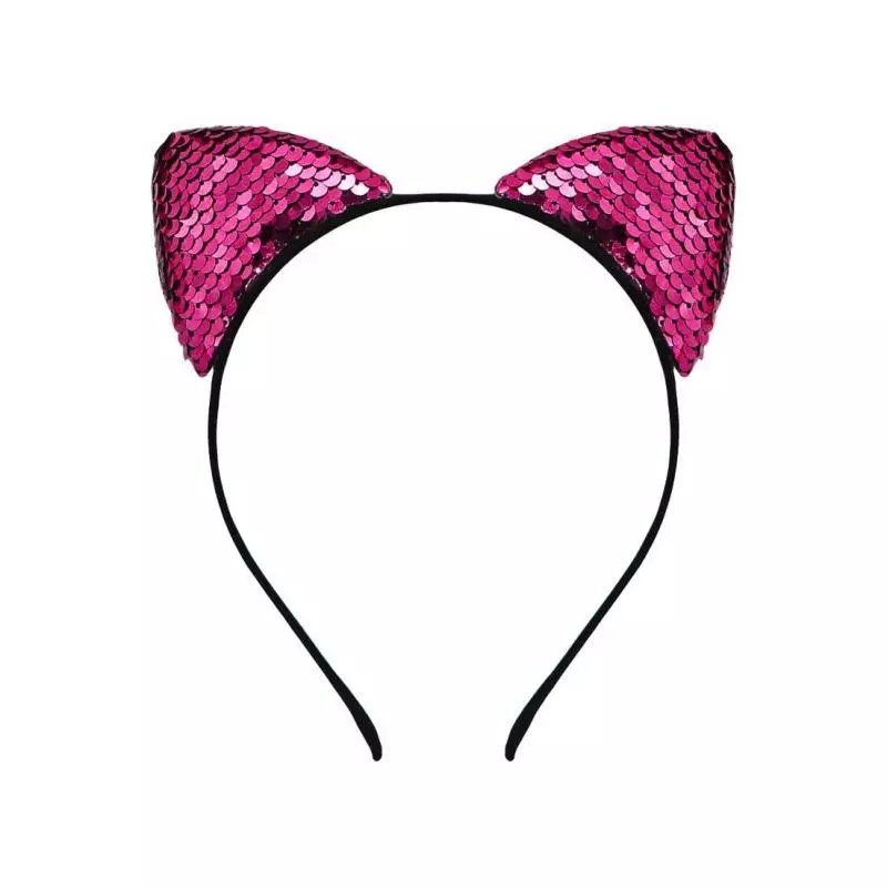 KOTEK OPASKA NA GŁOWĘ Z CEKINAMI - Godan