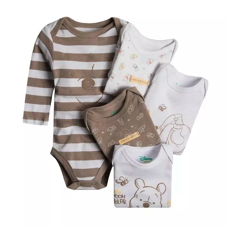 BODY NIEMOWLĘCE Z DŁUGIM RĘKAWEM KUBUŚ PUCHATEK 5 SZT. 86 CM COOL CLUB - Cool Club