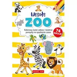 WESOŁE ZOO PLUS NAKLEJKI Z BROKATEM - Books and Fun