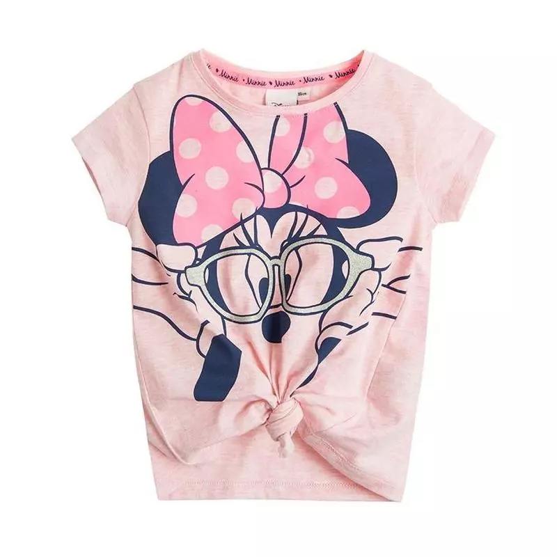 T-SHIRT DZIEWCZĘCY RÓŻOWY MYSZKA MINNIE 116 CM COOL CLUB - Cool Club
