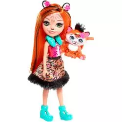 ENCHANTIMALS LALKA TANZIE TIGER + ZWIERZĄTKO TUFT 4+ - Mattel