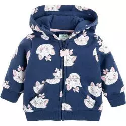 BLUZA DZIEWCZĘCA Z KAPTUREM NIEBIESKA MARIE 80 CM COOL CLUB - Cool Club
