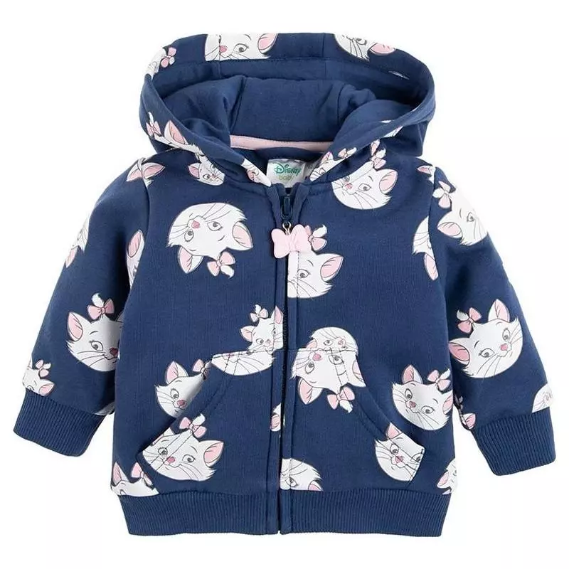 BLUZA DZIEWCZĘCA Z KAPTUREM NIEBIESKA MARIE 80 CM COOL CLUB - Cool Club