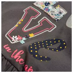 BLUZKA DZIEWCZĘCA Z DŁUGIM RĘKAWEM LOVE 116 CM COOL CLUB - Cool Club