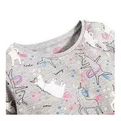 SUKIENKA DZIEWCZĘCA Z DŁUGIM RĘKAWEM SZARA JEDNOROŻCE 140 CM COOL CLUB - Cool Club SUKIENKA DZIEWCZĘCA Z DŁUGIM RĘKAWEM SZARA JEDNOROŻCE 140 CM COOL CLUB - Cool Club