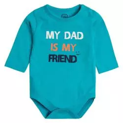 BODY CHŁOPIĘCE Z DŁUGIM RĘKAWEM MY DAD IS MY FRIEND 80 CM COOL CLUB - Cool Club