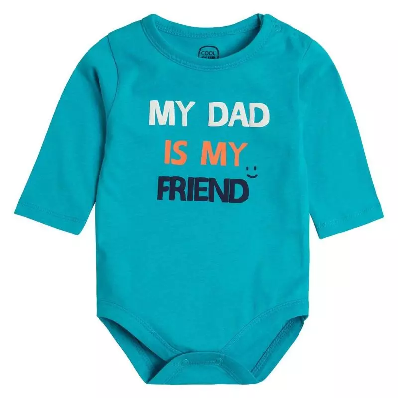 BODY CHŁOPIĘCE Z DŁUGIM RĘKAWEM MY DAD IS MY FRIEND 80 CM COOL CLUB - Cool Club