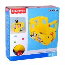 DMUCHANY KOJEC AUTOBUS Z PIŁECZKAMI FISHER-PRICE 2+ - Bestway