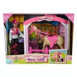 LALKA STEFFI STAJNIA Z KONIEM I AKCESORIAMI 3+ - Simba