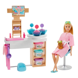BARBIE SALONIK SPA MASECZKI NA TWARZ 4+ - Mattel