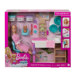 BARBIE SALON SPA MASECZKI NA TWARZ 4+