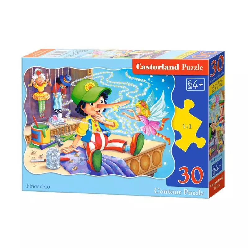 PINOKIO PUZZLE 30 ELEMENTÓW 4+ - Castorland