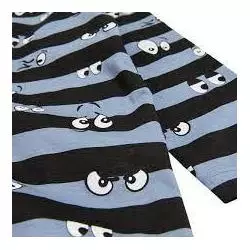 BLUZKA CHŁOPIĘCA Z DŁUGIM RĘKAWEM PASY OCZY 140 CM COOL CLUB - Cool Club