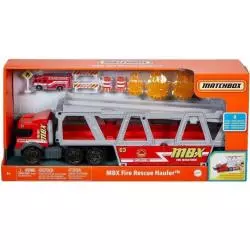 MATCHBOX WÓZ STRAŻACKI TRANSPORTER Z AKCESORIAMI 3+