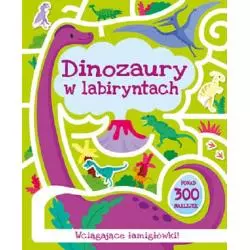 DINOZAURY W LABIRYNTACH PONAD 300 NAKLEJEK - Olesiejuk