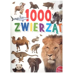 1000 ZWIERZĄT KSIĄŻKA Z NAKLEJKAMI 5+ - Olesiejuk