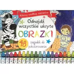 ODNAJDŹ SZYSTKIE UKRYTE OBRAZKI KOLORUJ WEDŁUG NUMERÓW - Olesiejuk