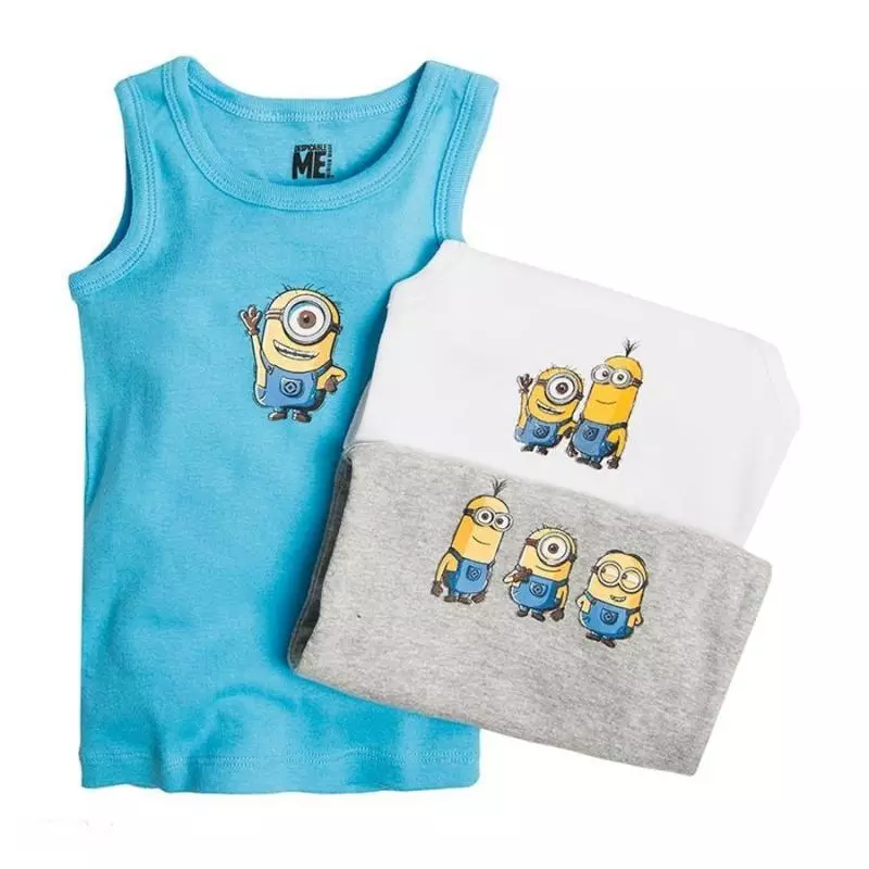 PODKOSZULEK CHŁOPIĘCY MINIONKI 3 SZT. 122/128 CM COOL CLUB - Cool Club