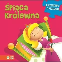 ŚPIĄCA KRÓLEWNA BAJECZKOWO Z PUZZLAMI 1+ - Zielona Sowa