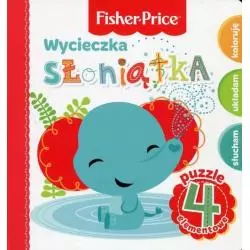 FISHER PRICE WYCIECZKA SŁONIĄTKA PUZZLE 4 ELEMENTOWE 2+ - Olesiejuk