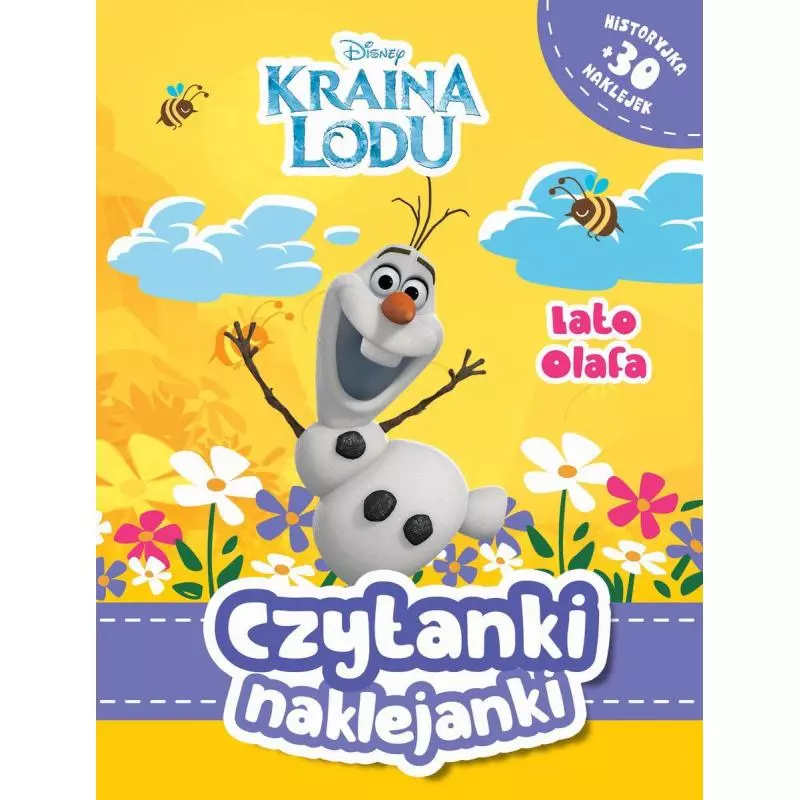 DISNEY KRAINA LODU LATO OLAFA CZYTANKI NAKLEJANKI 3+ - Olesiejuk