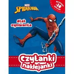 MARVEL SPIDER-MAN ATAK SYMBIONTA CZYTANKI NAKLEJANKI 3+ - Olesiejuk