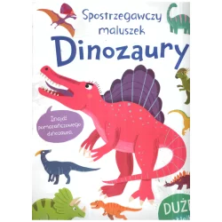 SPOSTRZEGAWCZY MALUSZEK DINOZAURY DUŻE NAKLEJKI - Olesiejuk