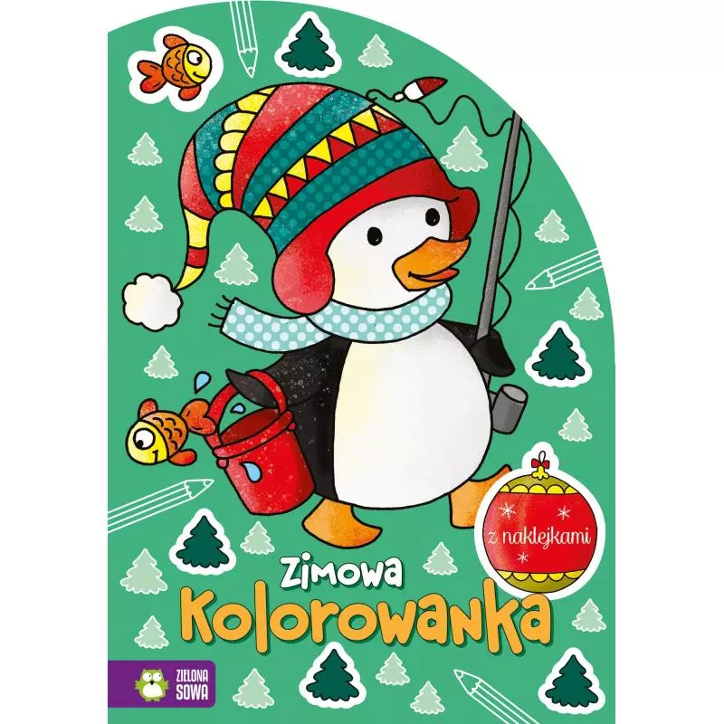 ZIMOWA KOLOROWANKA 4+ - Zielona Sowa