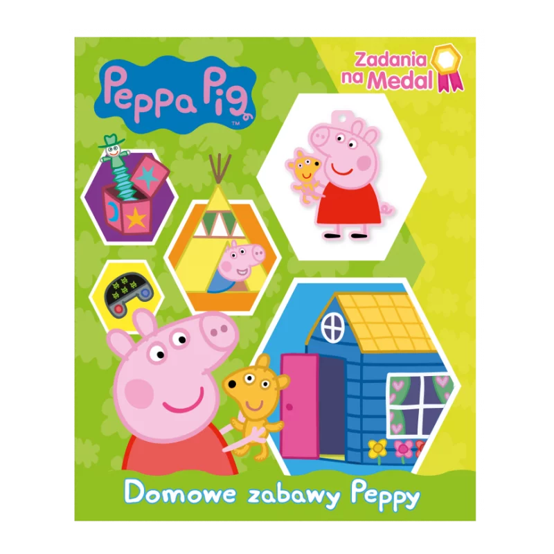 ŚWINKA PEPPA DOMOWE ZABAWY PEPPY ZADANIA NA MEDAL - Media Service Zawada