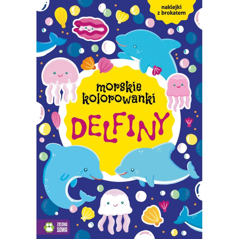 DELFINY MORSKIE KOLOROWANKI