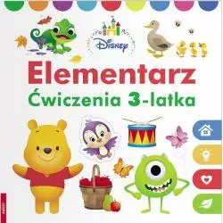 DISNEY MALUCH ELEMENTARZ ĆWICZENIA 3 LATKA - Ameet