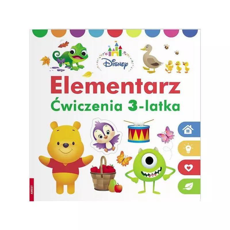 DISNEY MALUCH ELEMENTARZ ĆWICZENIA 3 LATKA - Ameet