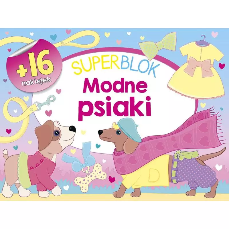 SUPERBLOK MODNE PIESKI + 16 NAKLEJEK - Olesiejuk