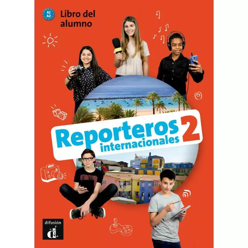 REPORTEROS INTERNACIONALES 2 A1 A2 PODRĘCZNIK + CD - Difusion