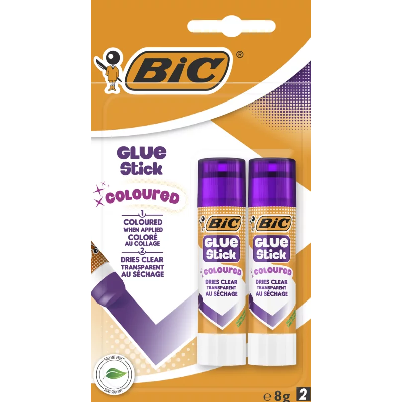 KLEJ W SZTYFCIE KOLOROWY 2 SZT. BIC - BiC