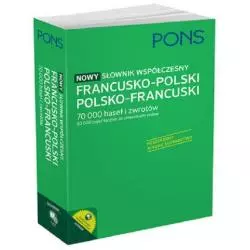 NOWY SŁOWNIK WSPÓŁCZESNY FRANCUSKO-POLSKI POLSKO-FRANCUSKI 70 000 HASEŁ I ZWROTÓW - Pons