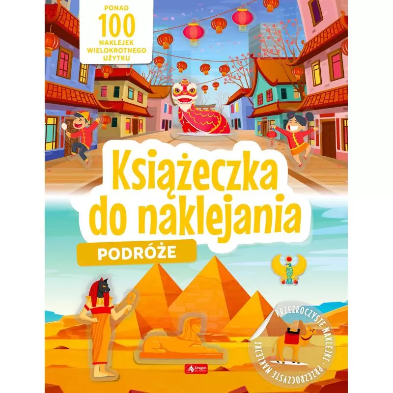 KSIĄŻECZKA DO NAKLEJANIA PODRÓŻE - Dragon