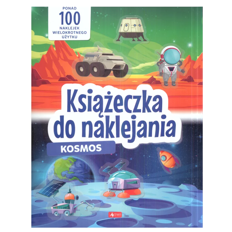 KSIĄŻECZKA DO NAKLEJANIA KOSMOS - Dragon